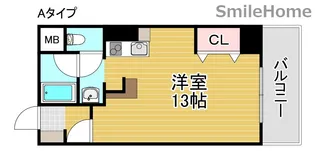 スターマンション【6階】の間取り