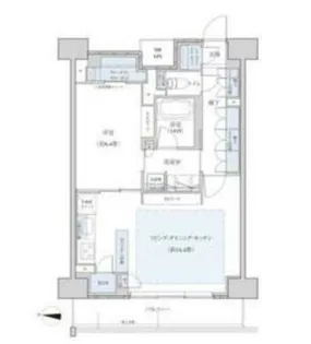 パークアクシス名駅南グランデ【11階】の間取り