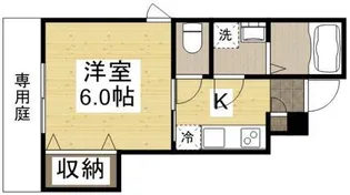 セイシン三門【1階】の間取り