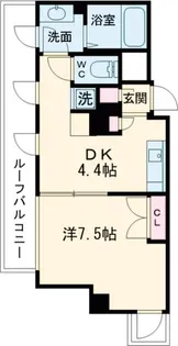 東京都目黒区自由が丘1【マンション】の間取り