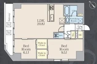 アルトヴィラ虎ノ門【12階】の間取り