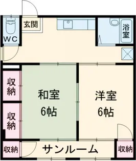 ハイツマホロバ【2階】の間取り