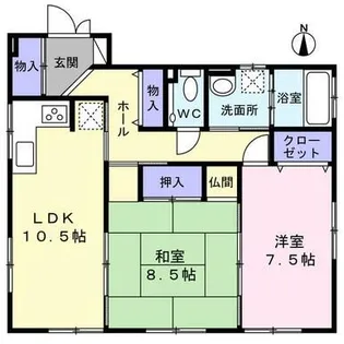 ハイムマツムラ【1階】の間取り