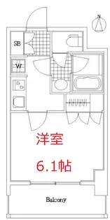 東京都大田区西蒲田7【マンション】の間取り