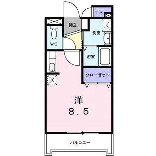埼玉県比企郡川島町大字上伊草【アパート】の間取り