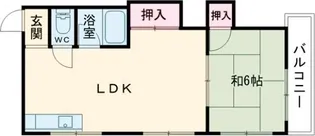 YSグリーンヒルズ【3階】の間取り