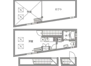 グランエッグス池尻大橋【2階】の間取り