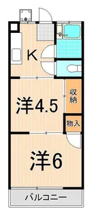 関口マンション【1階】の間取り