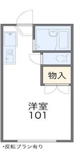 レオパレスカーム(12578)【1階】の間取り