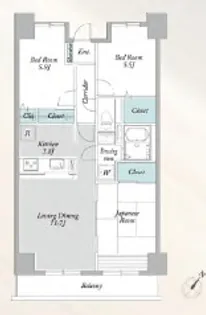 KENEDIX北赤羽【1階】の間取り