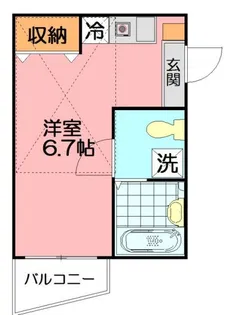 アザレア湘南【1階】の間取り