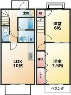 愛知県一宮市多加木3【一戸建】の間取り