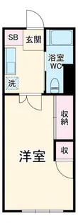 日吉第5コーポ別館【1階】の間取り