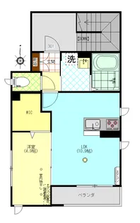 SHM KSパークハウス【3階】の間取り