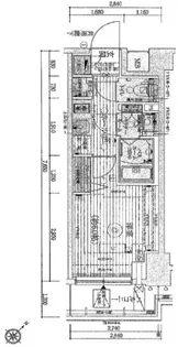 エステムプラザ品川西小山【6階】の間取り