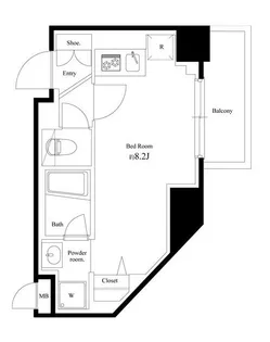 メインステージ川崎VIIIヴィアート【4階】の間取り