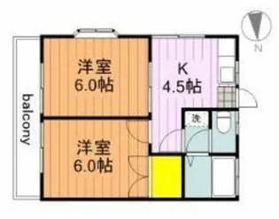 プリマベーラ恋ヶ窪【2階】の間取り