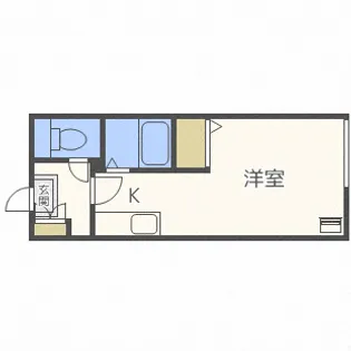 シャーメゾンリブレ八軒【1階】の間取り