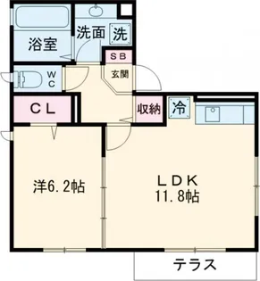 Ume et Olive【1階】の間取り