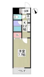 エクスバル熊谷【2階】の間取り