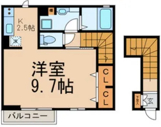 ソレーユ三ノ輪【2階】の間取り