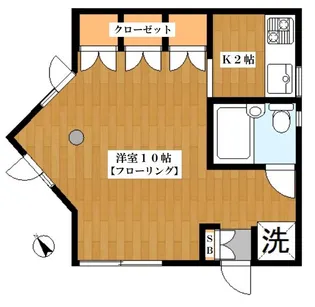 アスール世田谷【1階】の間取り