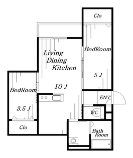 rh本千葉【1階】の間取り