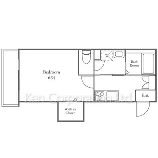 ノワール・エ・ブラン高井戸【2階】の間取り
