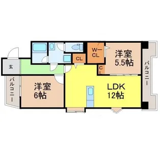愛知県名古屋市中川区山王3【マンション】の間取り