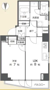 パーク・ハイム文京春日【6階】の間取り