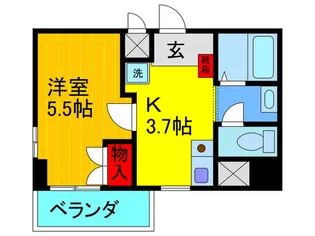 エルマ-ノヒル枚方【7階】の間取り