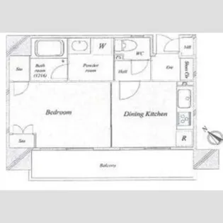 菱和パレス音羽弐番館【4階】の間取り