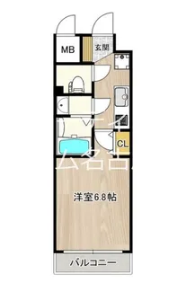 インプルーブ鶴舞【6階】の間取り