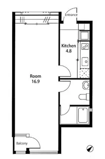 MOMO(モモ)【2階】の間取り
