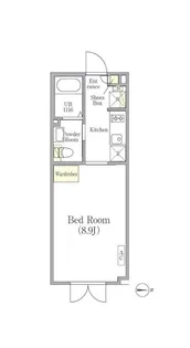 LAPiS南麻布【1階】の間取り