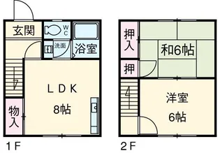 静岡県浜松市浜名区引佐町金指【一戸建】の間取り