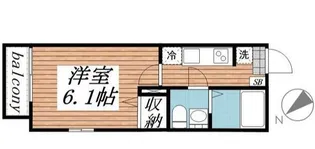 Precious Earth稲毛区稲毛【2階】の間取り