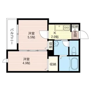 東京都板橋区赤塚1【アパート】の間取り