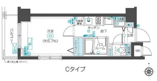 フェニックス武蔵関クアトロ【7階】の間取り