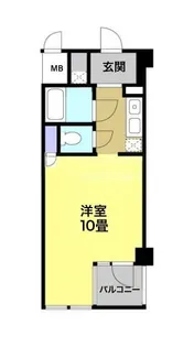 遠鉄ハイツ自校駅ビル【4階】の間取り