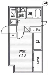 四谷坂町レジデンス【2階】の間取り
