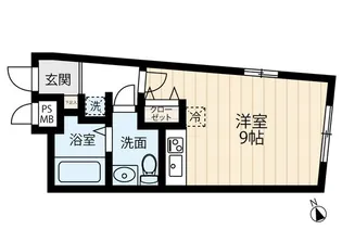 グランツ立川【4階】の間取り