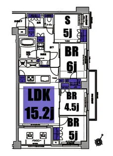 KDXレジデンス横濱紅葉坂【2階】の間取り