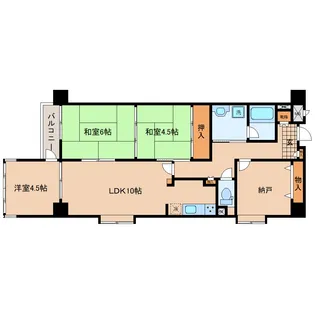 ロイヤルヒルズ東仙台【5階】の間取り