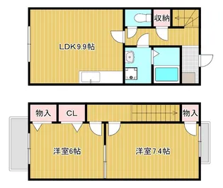 BelleShineの間取り