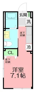 コントレイル湘南【1階】の間取り