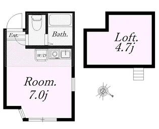 ユナイト鶴見クッキー・アン【2階】の間取り