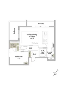 ステラ松濤【2階】の間取り