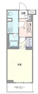 ジェノヴィア二子新地【3階】の間取り