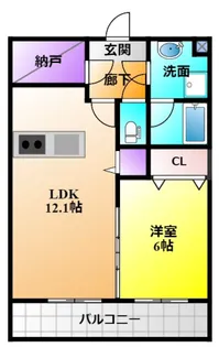 セントラル・ヒルズ【2階】の間取り